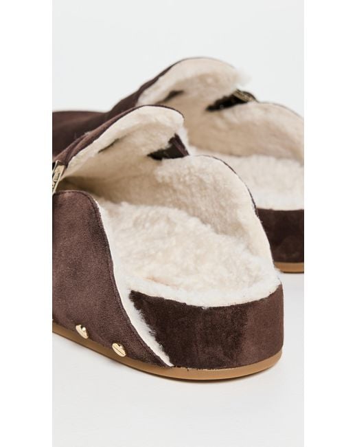 Veronica Beard Brown Fern Clogs