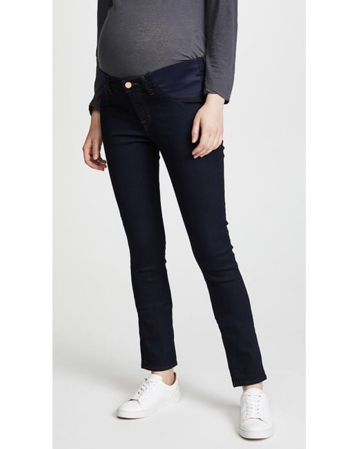 J Brand Denim 3411 Maternity Skinny Jeans in Blue Lyst
