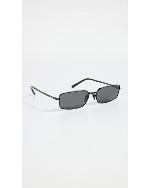 Prada Black A60S Rectangular Sunglasses
