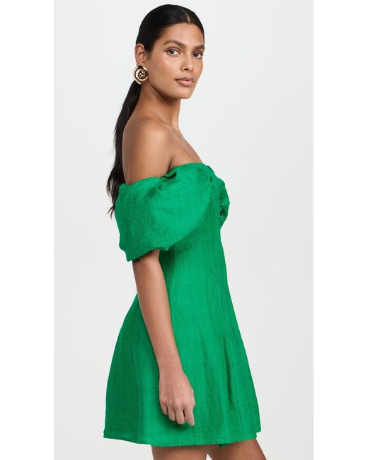 Cult Gaia Green Lissett Dress