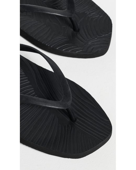 Sleeper Black Tapered Flip Flops