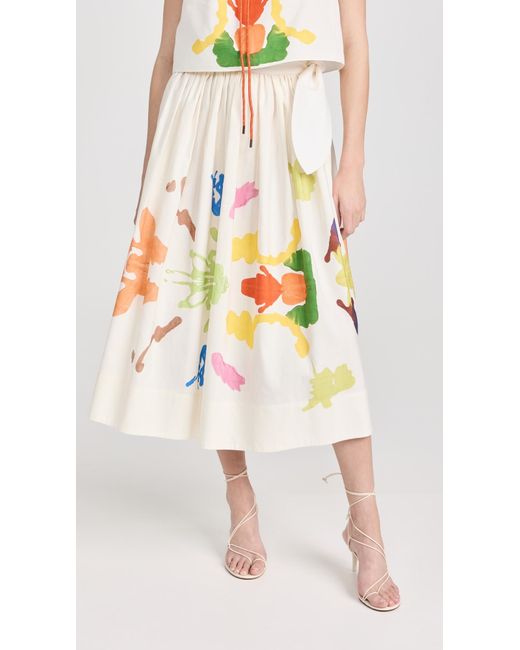 Rosie Assoulin Multicolor Tie Skirt