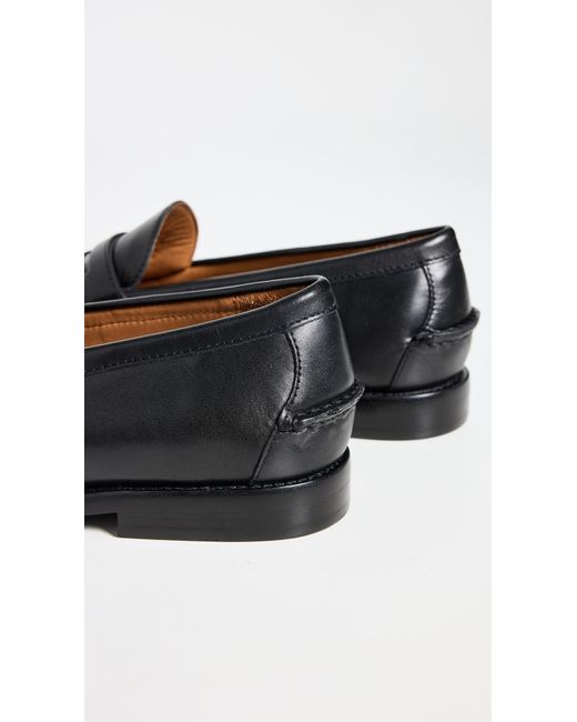 Polo Ralph Lauren Black Alston Leather Penny Loafers for men