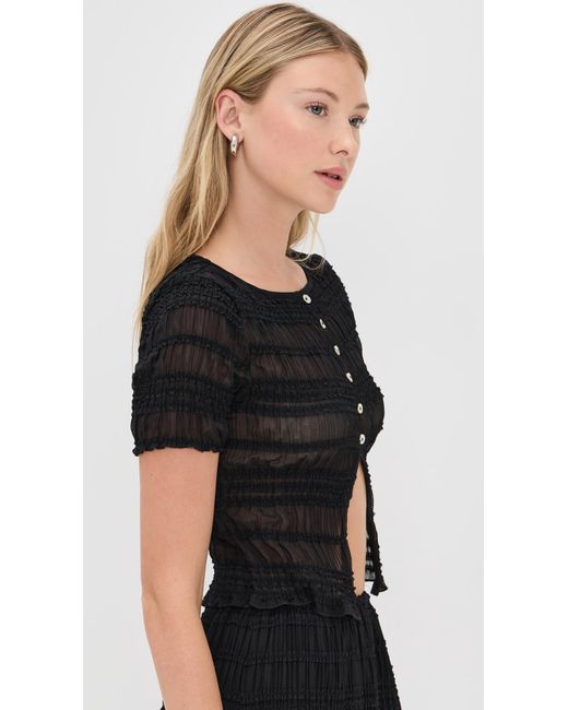 Vrg Grl Black Sofia Top