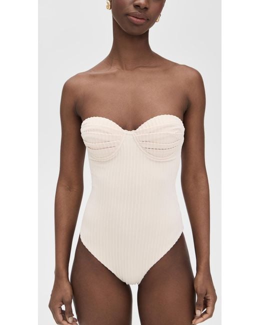 Palmacea Brown Mar Shell One Piece
