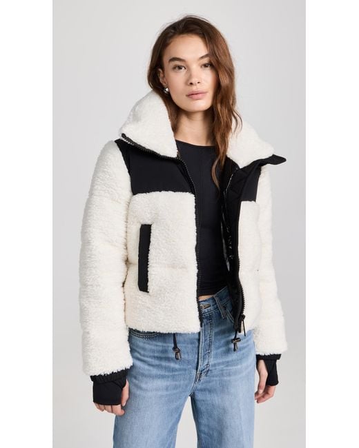 Sam. Am. Tua Puffer Jacket White back in Black Lyst