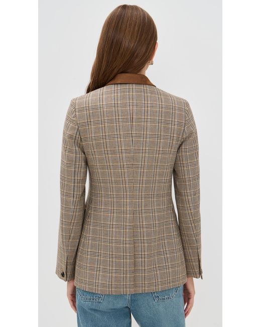 Rag & Bone Multicolor Evia Plaid Blazer