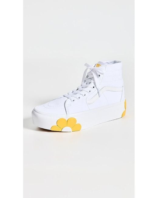 Vans White Sk8-hi Tapered Stackform Osf Sneakers
