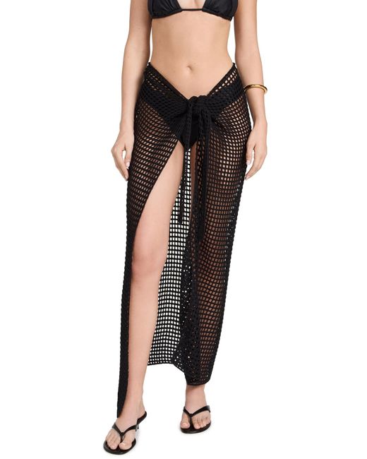 Bananhot Black Midi Net Sarong