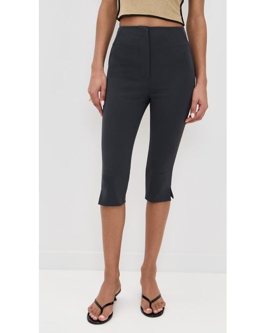 Nanushka Blue Saoirse Capri Pants