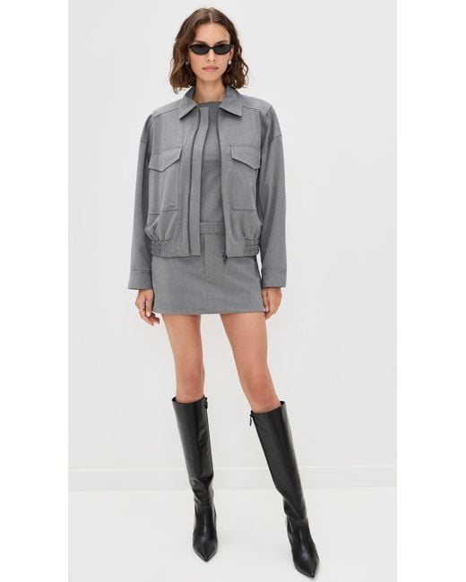 Staud Gray Eugene Jacket