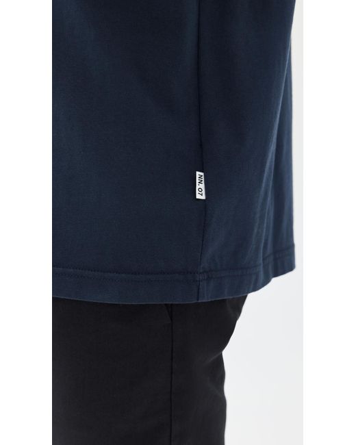 NN07 Blue Adam Tee for men