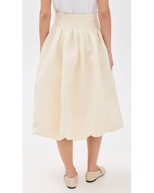 Sea Natural Fayetta Embossed Bubble Skirt