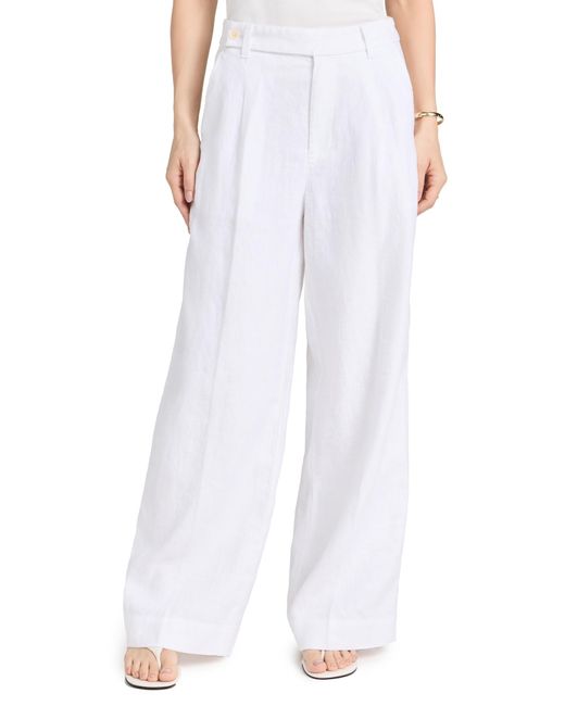 Madewell White The Harlow Wide-leg Pants 1