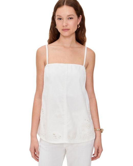 White Rag Top Rag & Bone Ultra Featherweight Aurora Strapless Top in White | Lyst