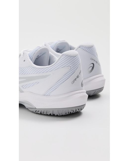 Asics White Game Ff Tennis Sneakers