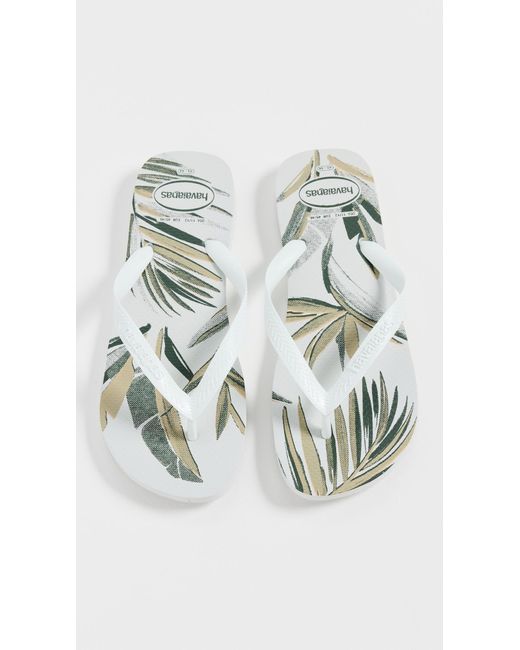 Havaianas Black Top Aloha Flip Flops for men