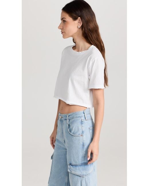ASKK NY White Crop Tee