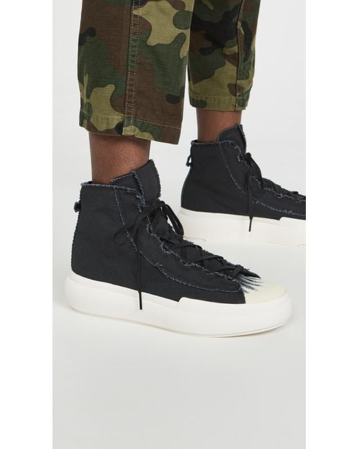 Y-3 Nizza High Top Sneakers M 5/ W 6 in Black | Lyst Canada