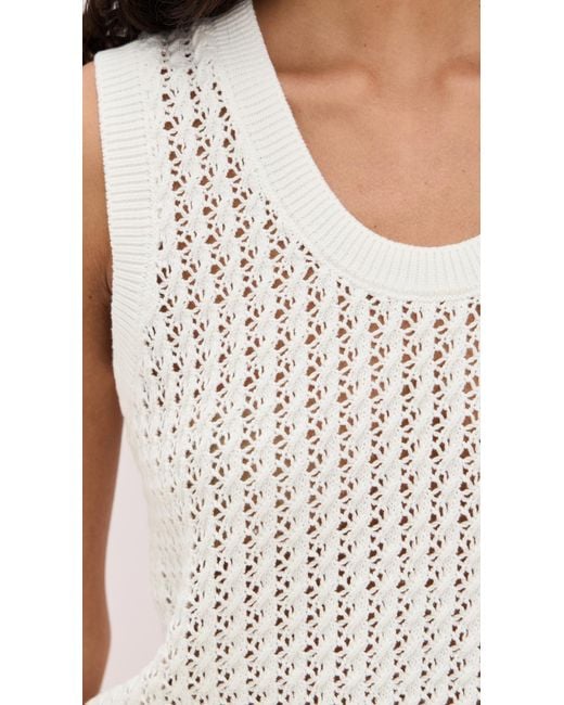 Varley Red Ferns Open Knit Tank
