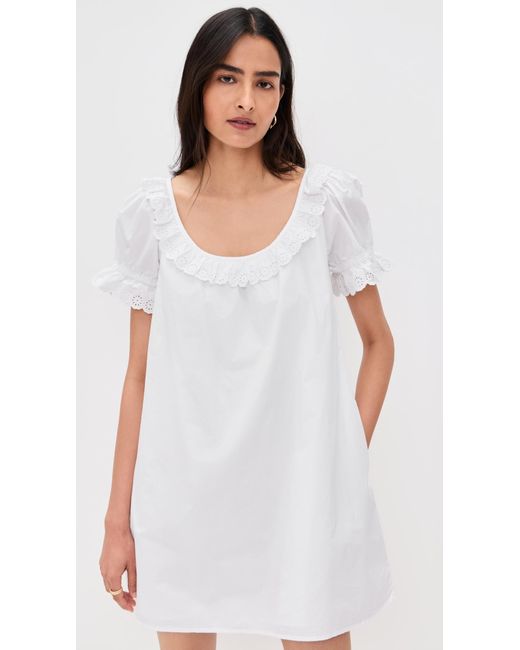 Posse White Ezra Shift Dress