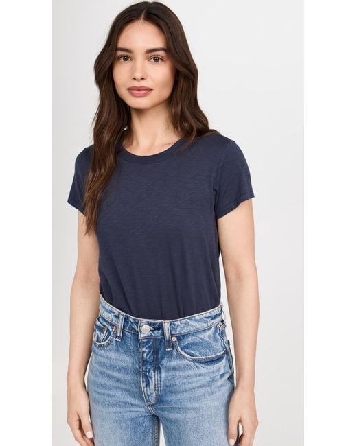 Rag & Bone Black The Slub Tee