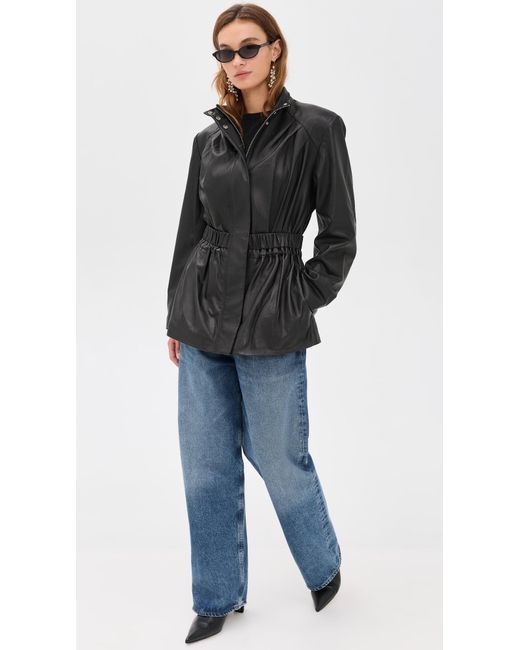 IRO Black Kingston Leather Jacket