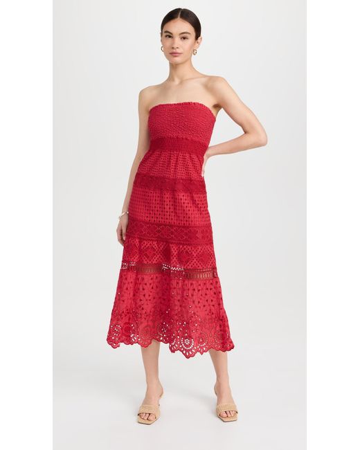 Temptation Positano Red Maraneo Dress