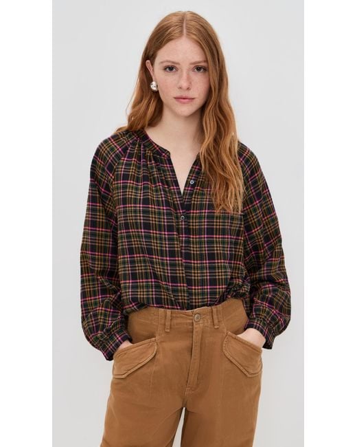 Xirena Brown Dara Top