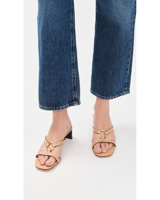 Tory Burch Black Ring Heel Sandals