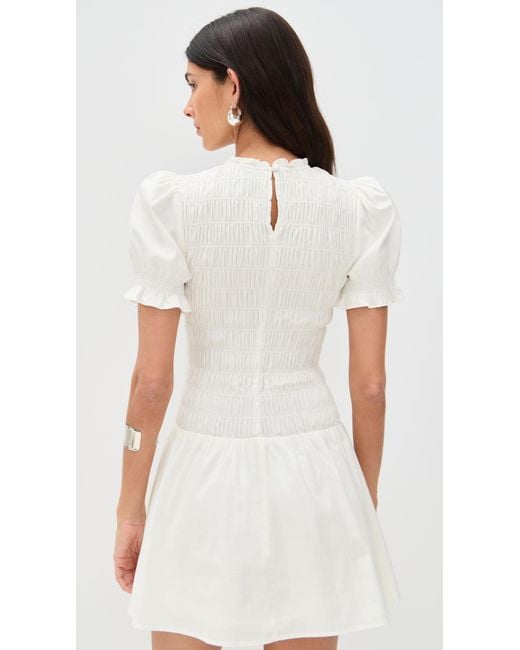 Reformation White Leannah Dress