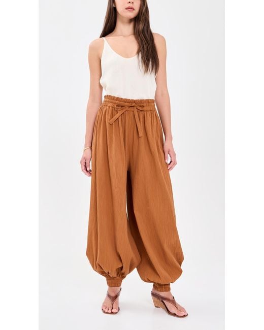 Rodebjer Orange Ramia Pants