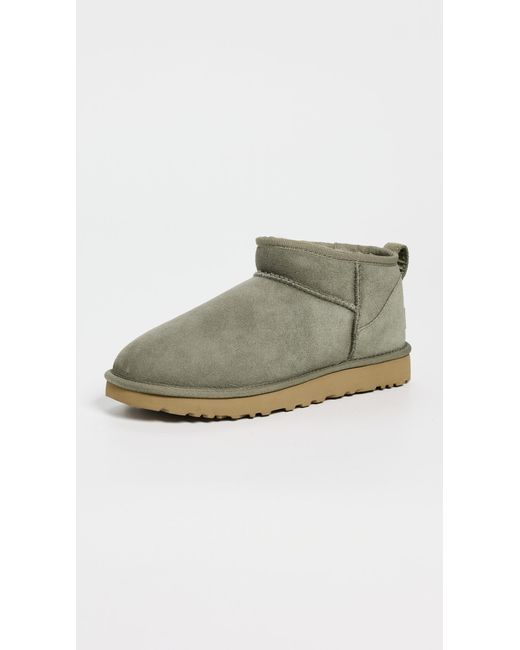 Ugg Green Classic Ultra Mini Boots