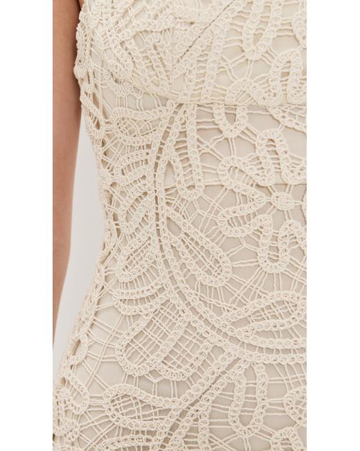 Bardot Adoni Crochet Midi Dress in White | Lyst Bardot Adoni Crochet Midi Dress in White | Lyst
