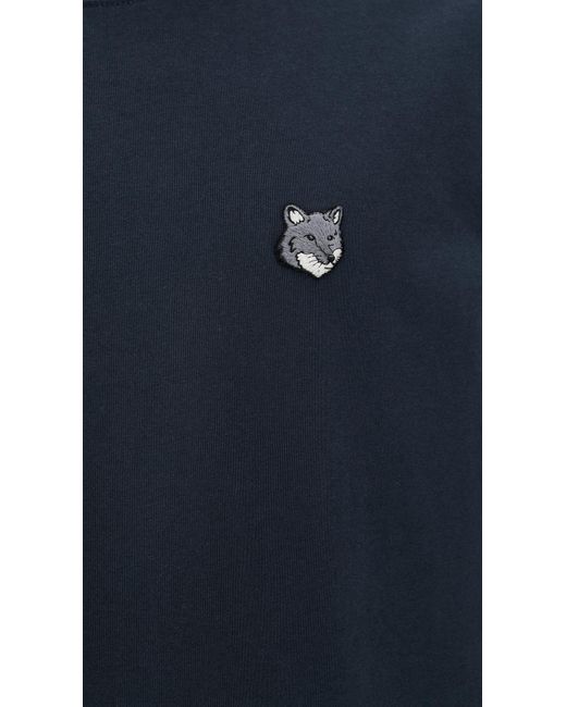 Maison Kitsuné Blue Fox Head Patch Comfort Tee for men