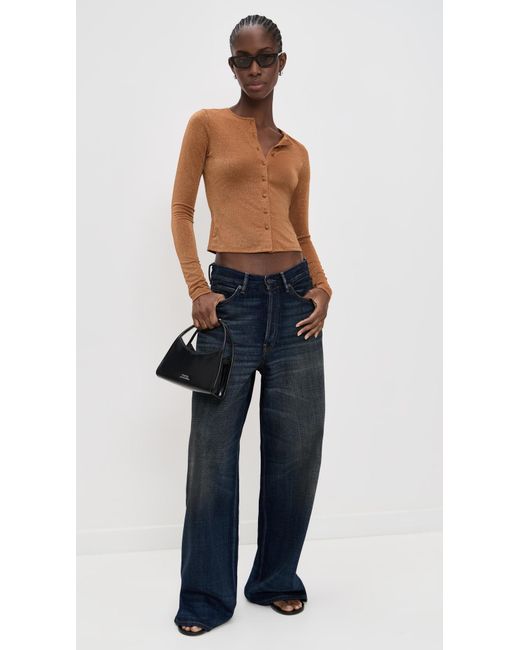 AFRM Blue Linda Top