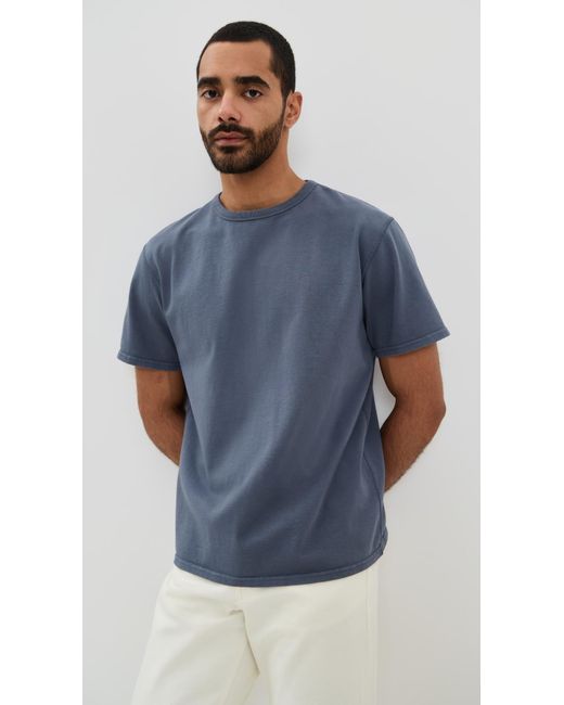 KNICKERBOCKER Blue Gym Heavyweight Tee for men