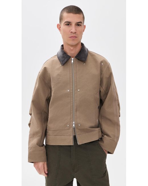 Adidas Natural Premium Essentials Bomber Jacket for men