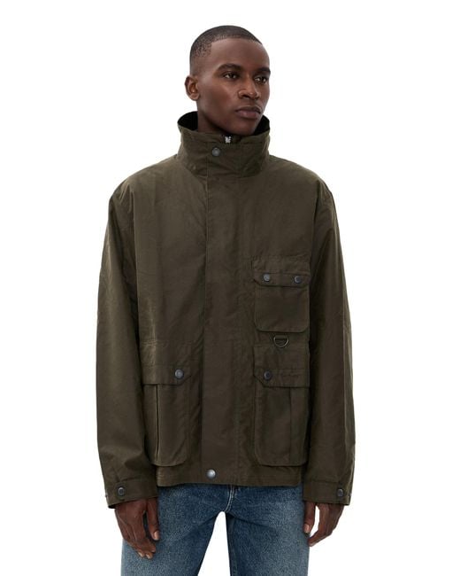 Re-Engineered Blackett Spey Wax Jacket - Asphalt