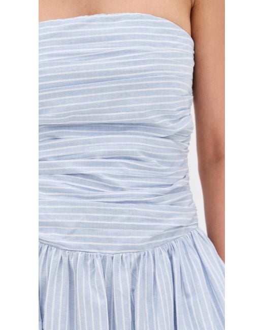 joe's jeans the reina strapless linen blend midi dress Joe's Jeans The Reina Strapless Linen Blend Midi Dress
