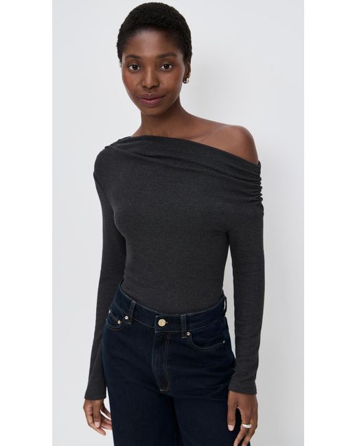 Staud Black Philomena Top