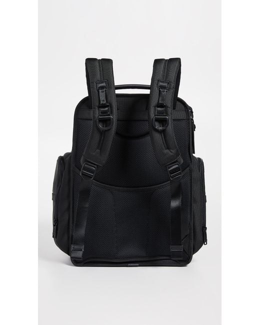 Tumi Black Alpha Brief Pack for men