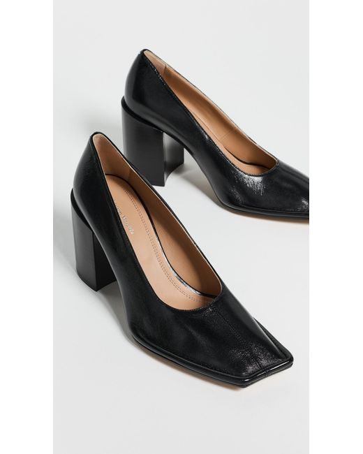 Maison Margiela Black Piped Pumps