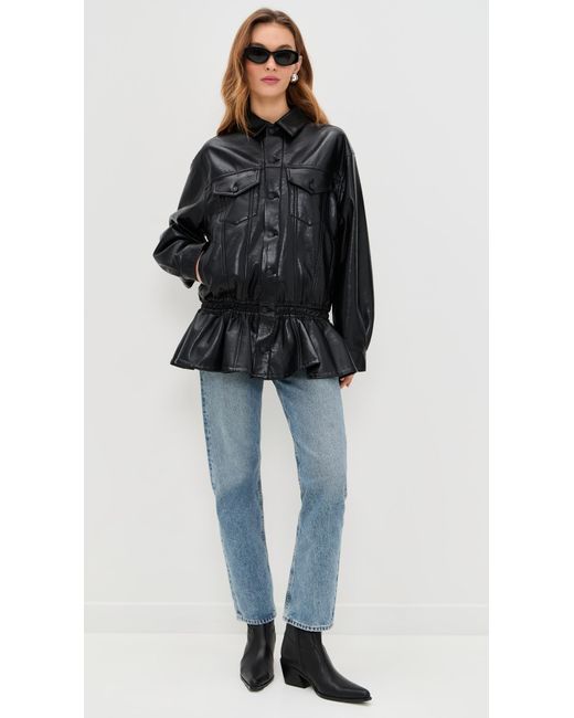 Agolde Black Rubik Jacket