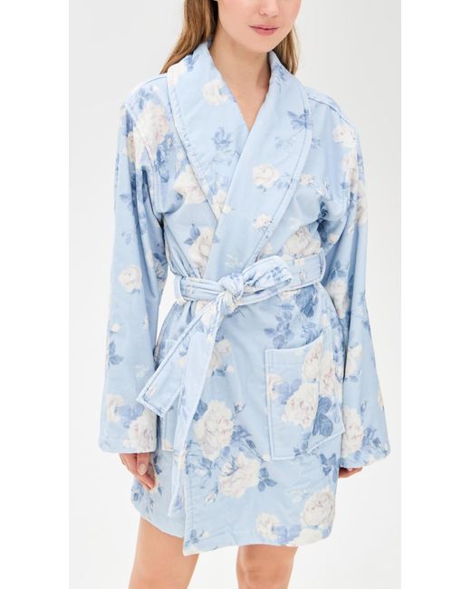LoveShackFancy Blue Indie Robe