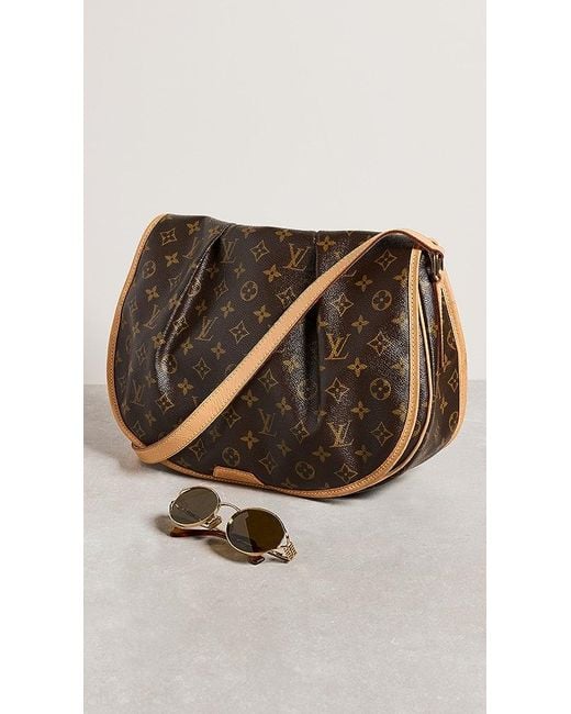 What Goes Around Comes Around Louis Vuitton Monogram Menilmontant Mm Bag in  Brown