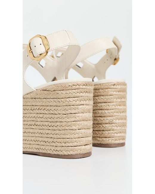 Larroude White Milan Espadrilles