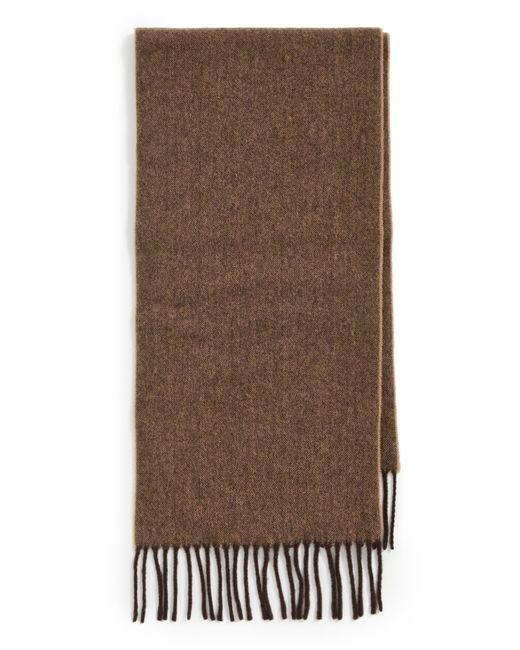 Polo Ralph Lauren Brown Cashmere Blend Menswear Scarf for men
