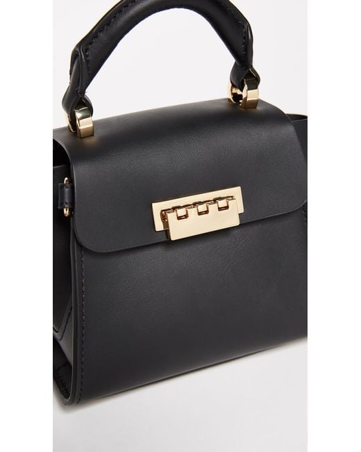 Lyst Zac Zac Posen Eartha Top Handle Mini Cross Body Bag in Black