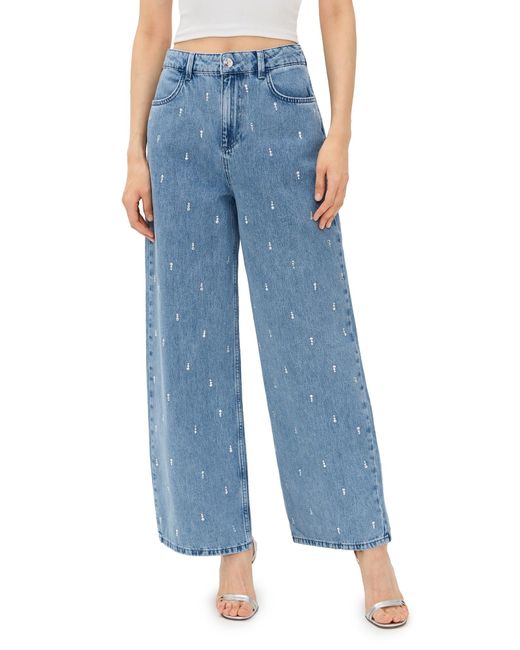 ALIGNE Blue Pariah Diamante Jeans